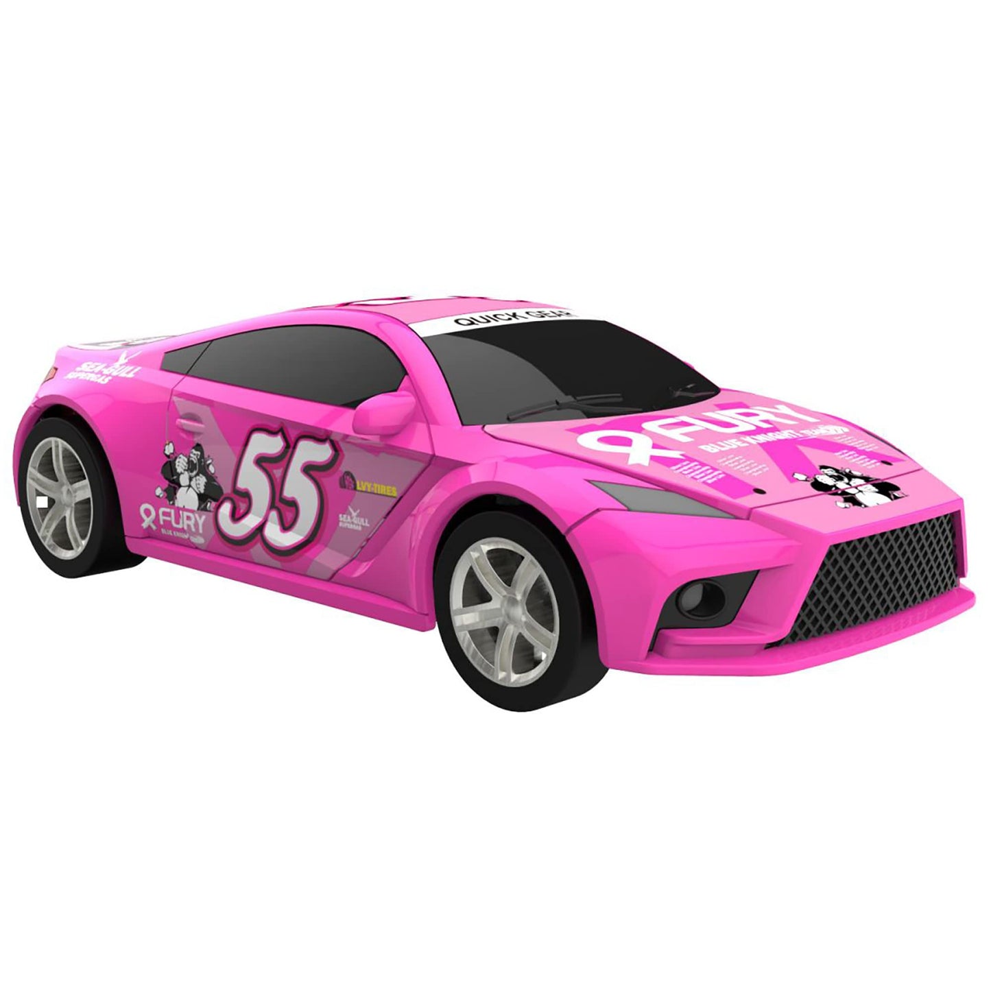 Joysway Super 251 USB Power Slot Car Racing Set with LED Headlights, Magnetic Base & Lap Counter, Ages 8+, Model 2251