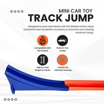 Chatelet Racetrack Ramp Compatible With Hot Wheels Tracks | Create Epic Racecar Jumps | Ramp Connector For Racetracks | Made In