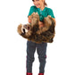 Folkmanis 3131 Three-Toed Sloth Hand Puppet, One Size, Multicolor
