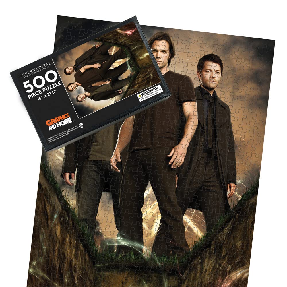 Supernatural Six Feet Under 500 Piece Jigsaw Puzzle For Adults, 16'' L X 21.5'' W