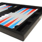 13-inch enhanced Backgn Set - Travel Size - Black Board  Scarlet Red and Patriot Blue Points