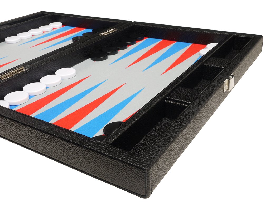 13-inch enhanced Backgn Set - Travel Size - Black Board  Scarlet Red and Patriot Blue Points