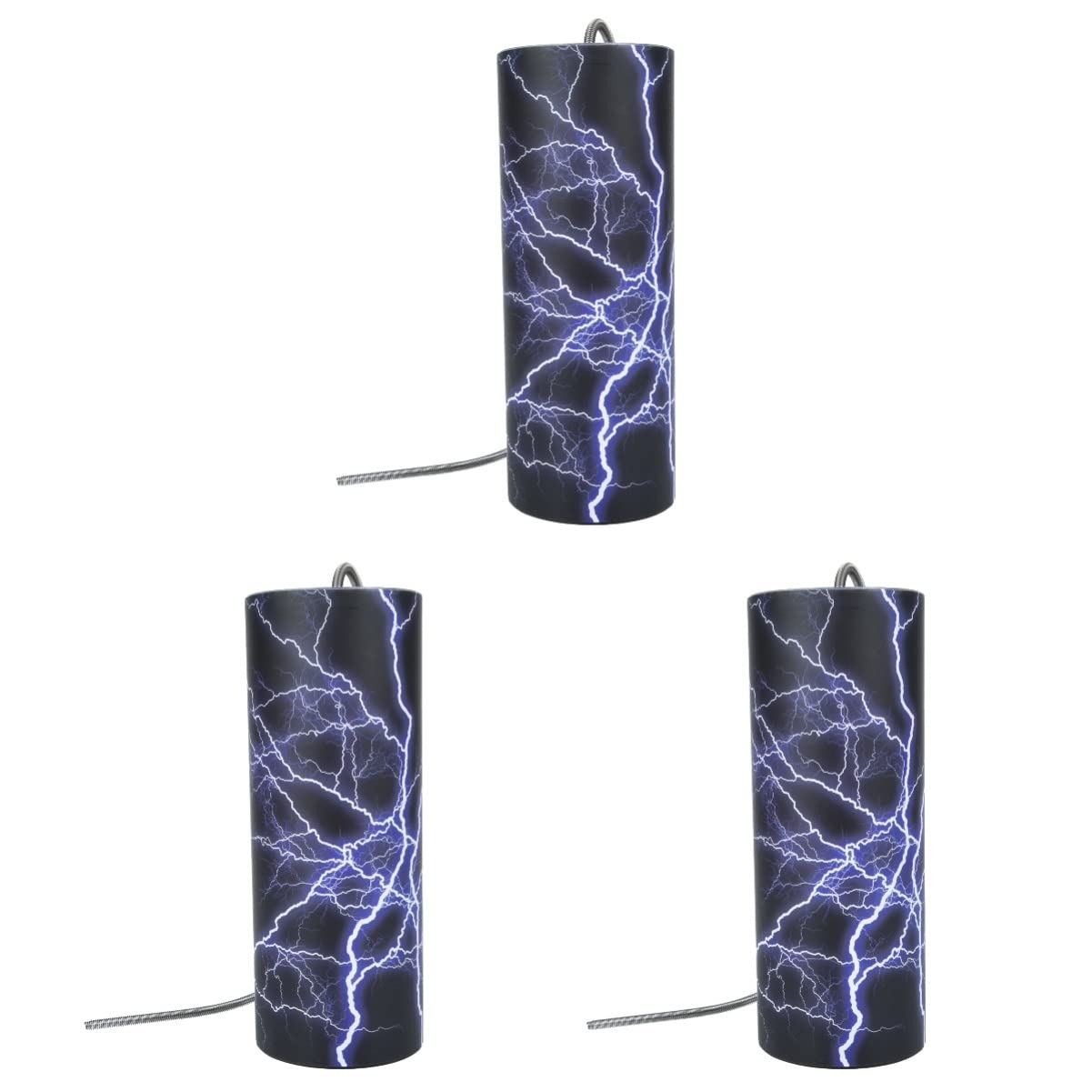 Excluzo 3 Spring Drum Thunder Thunder Can Tube Thunder Maker Thunder Drum Shaker Tube Noisemakers For