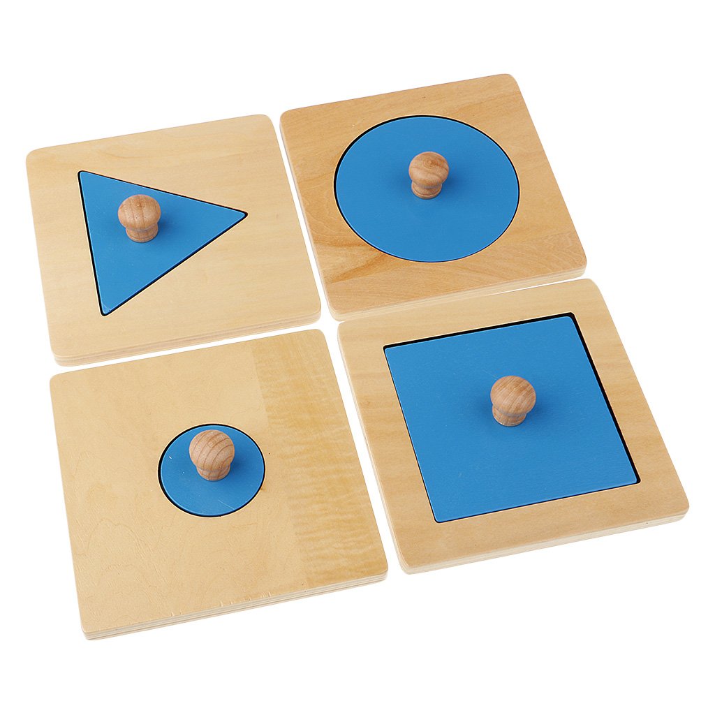 Styleheaven Montessori Contrast Puzzles Stacking Matching Toy Kids Square