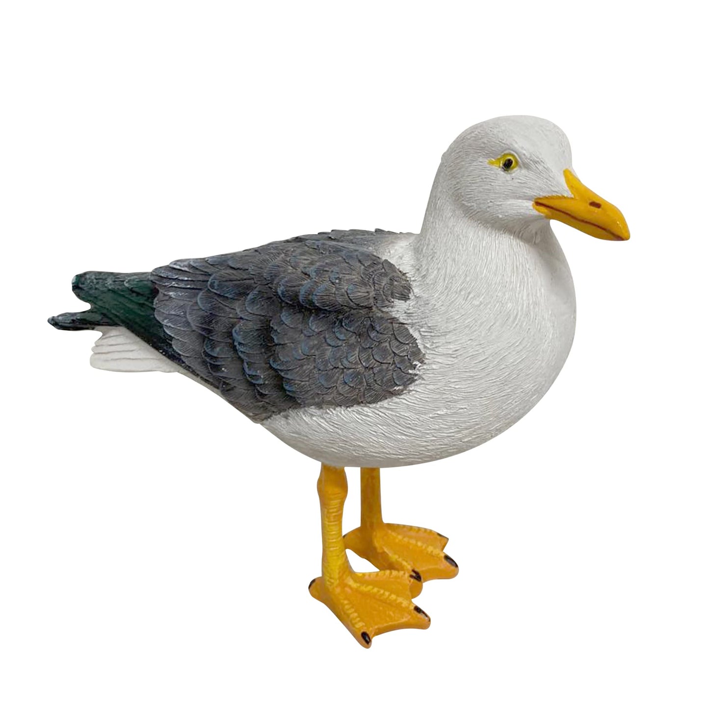 SATOHA Quay Traders Nautical Theme Seagull - 22 cm Resin Decor - White, Model JGJNV131