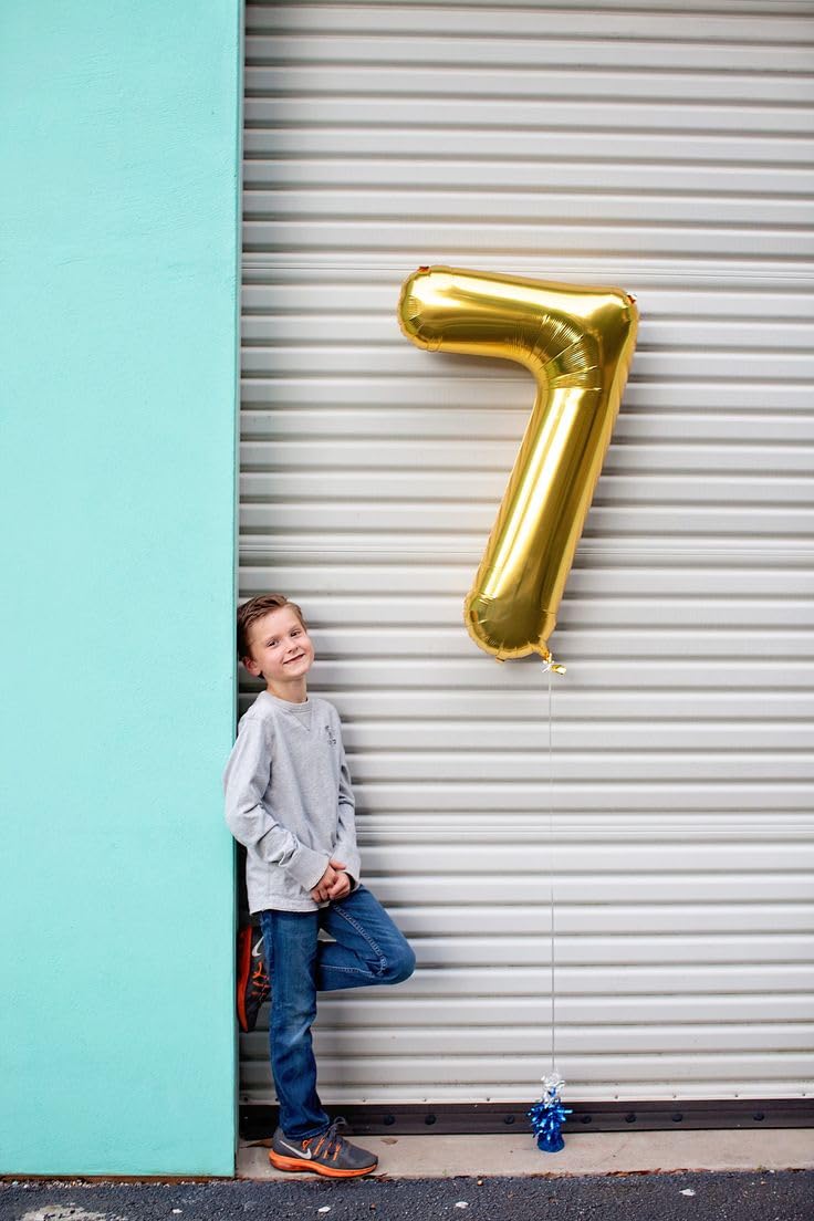 Gold Number 0 Balloon 40 Inch, 0 Balloon Numberfor 10Th 20Th 30Th 40Th 50Th 60Th Birthday Decorations, Gold Party Supplies For M