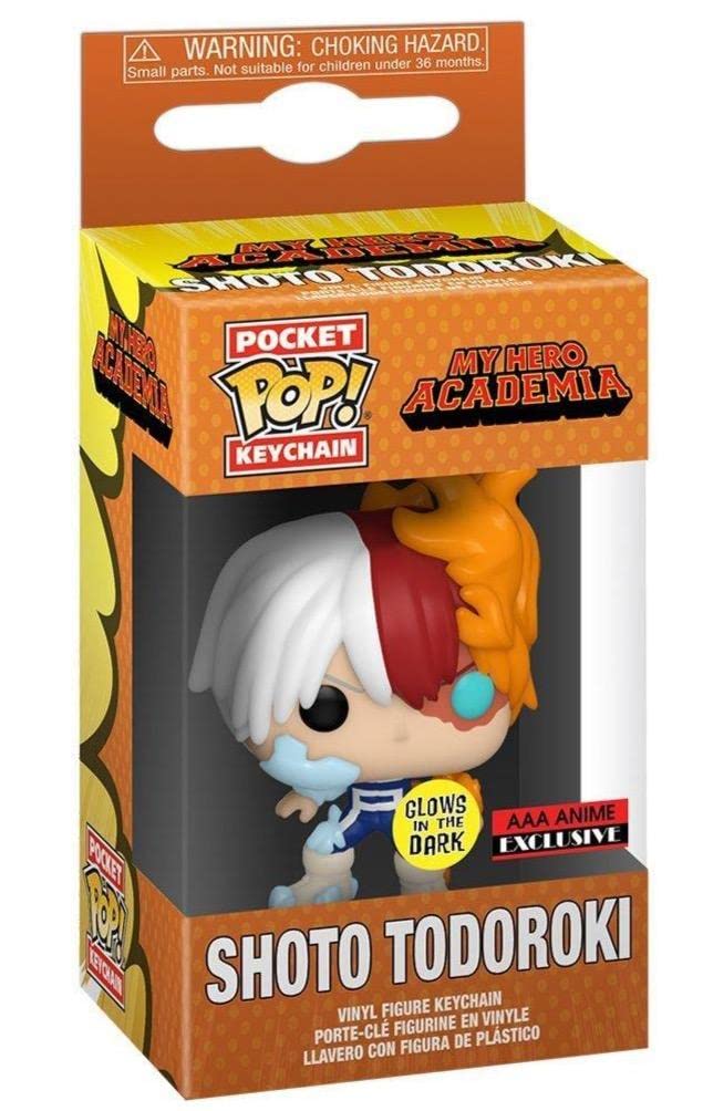Funko My Hero Academia Shoto Todoroki (Gitd) Pocket Pop Keychain (Aaa Anime Exclusive)