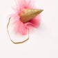 Mud Pie Baby Girls Glitter Party Hat Headband And Tutu Set Special Occasion Dress, Pink,Gold, 0-18 Months Us