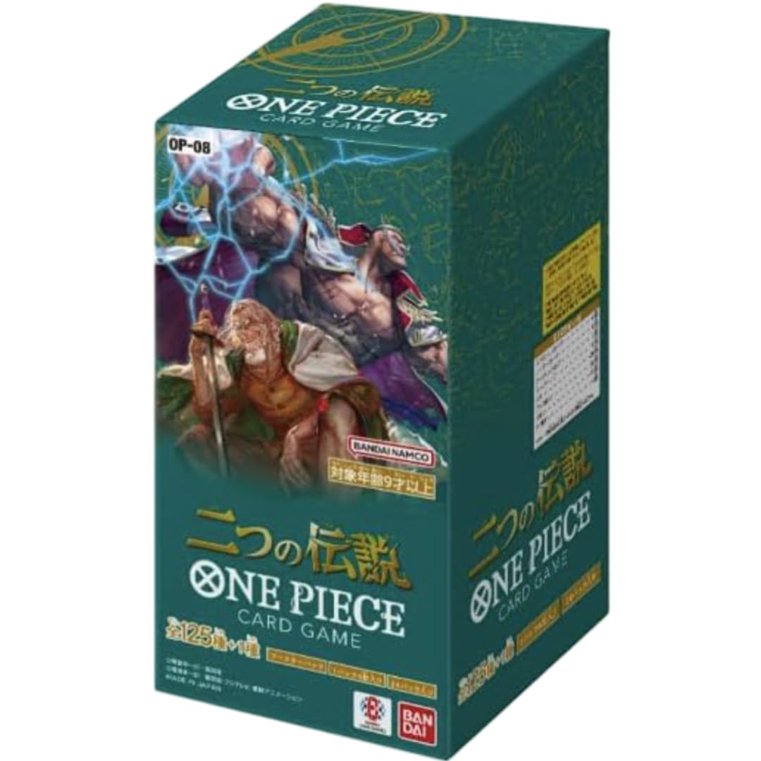 Bandai | One Piece Booster Display - Two Legends (Op-08) | Trading Card Game Display | Ages 6+ | 2 Players | 20-30 Minutes Playi