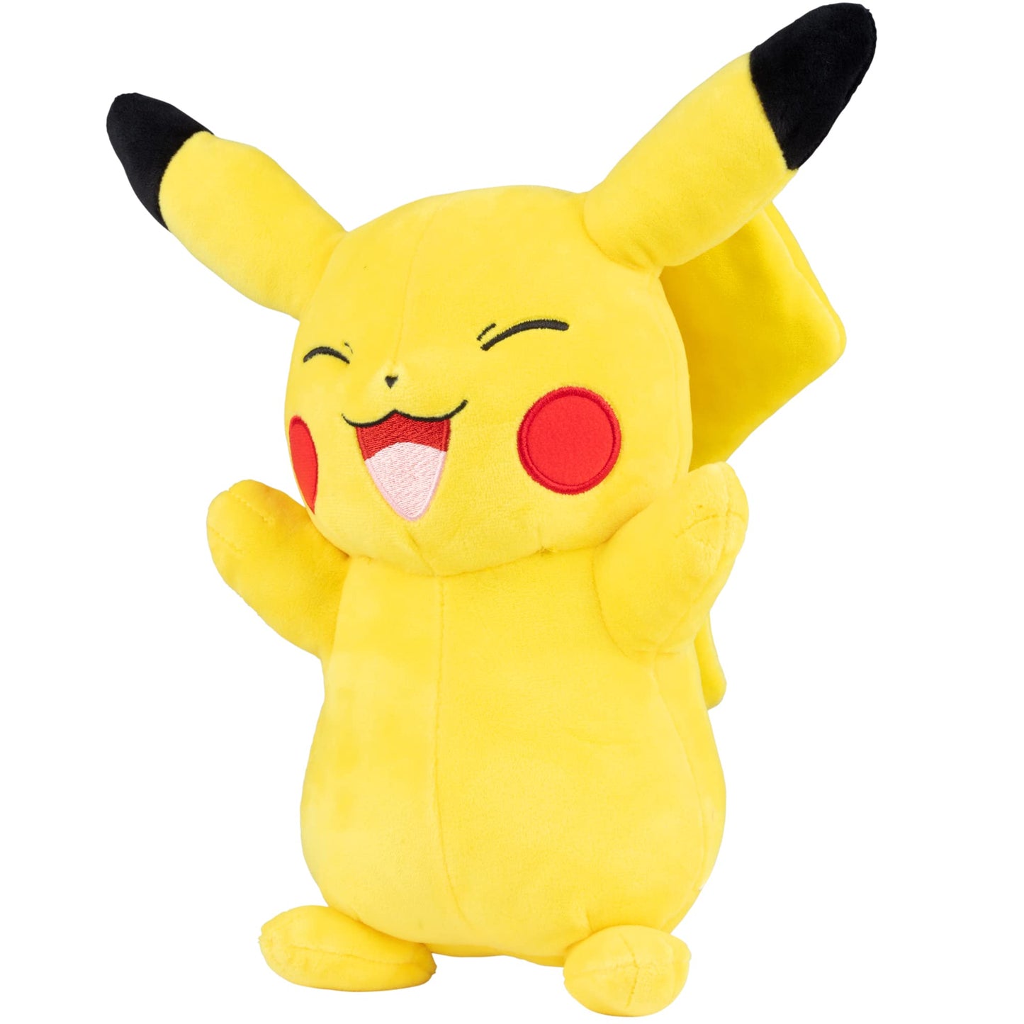 Pok?mon 12 Large Happy Pikachu Plush - Officially Licensed - Quality & Soft Stuffed Animal Toy - Add to Your Collection! - Great Gift for Kids  Boys  Girls & Fans of Pokemon