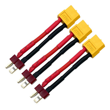 6Pcs T Plug to XT60 Male Female Plug Connector Adapter for RC Car Boat Drone LiPo NiMH Battery ESC Connector Adapters