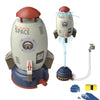 Sprinkler For Kids - Rocket Outdoor Water Toys Outdoor Yard Sprinkler 360-Degree Rotation Attaches To Garden Hose Splashing Fun