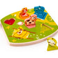 Hape Odyssey Toys Farmyard Sound Puzzle (10 Pieces), Multicolor, 5 x 2