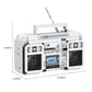 Elaicree Retro Mini Radio Building Blocks Set Gifts For Christmas, Birthday, Valentine'S Day, Thanksgiving, 645Pcs Vintage Radio