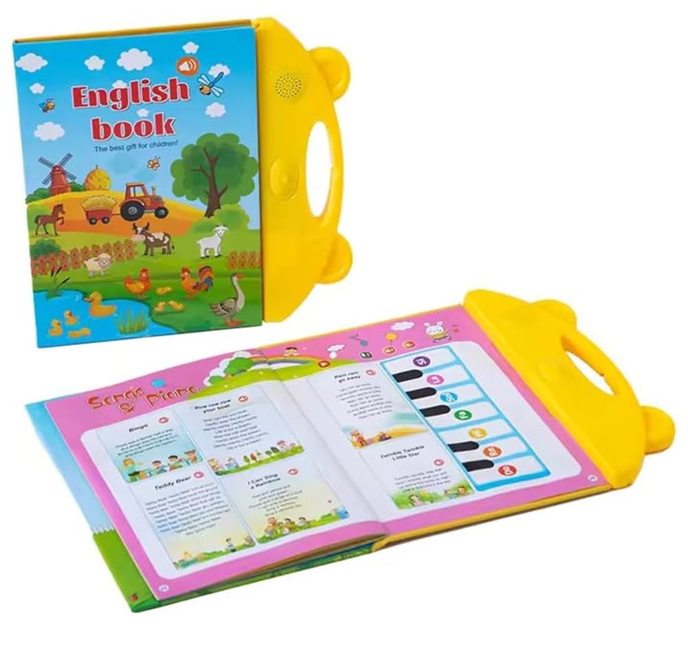 Royaldeals Early English Education Audiobook Sound Book Finger Point Reading Book ChildrenS Intelligent Learning Educational To