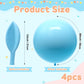Giant Balloons 36 inch balloons, 4pcs Jumbo Pastel Blue Balloons Large Latex Balloons for Party Decorations, Birthday Decoration