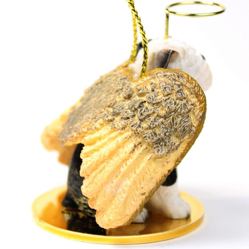 Bulldog Angel Dog Ornament - Brindle By Conversation Concepts