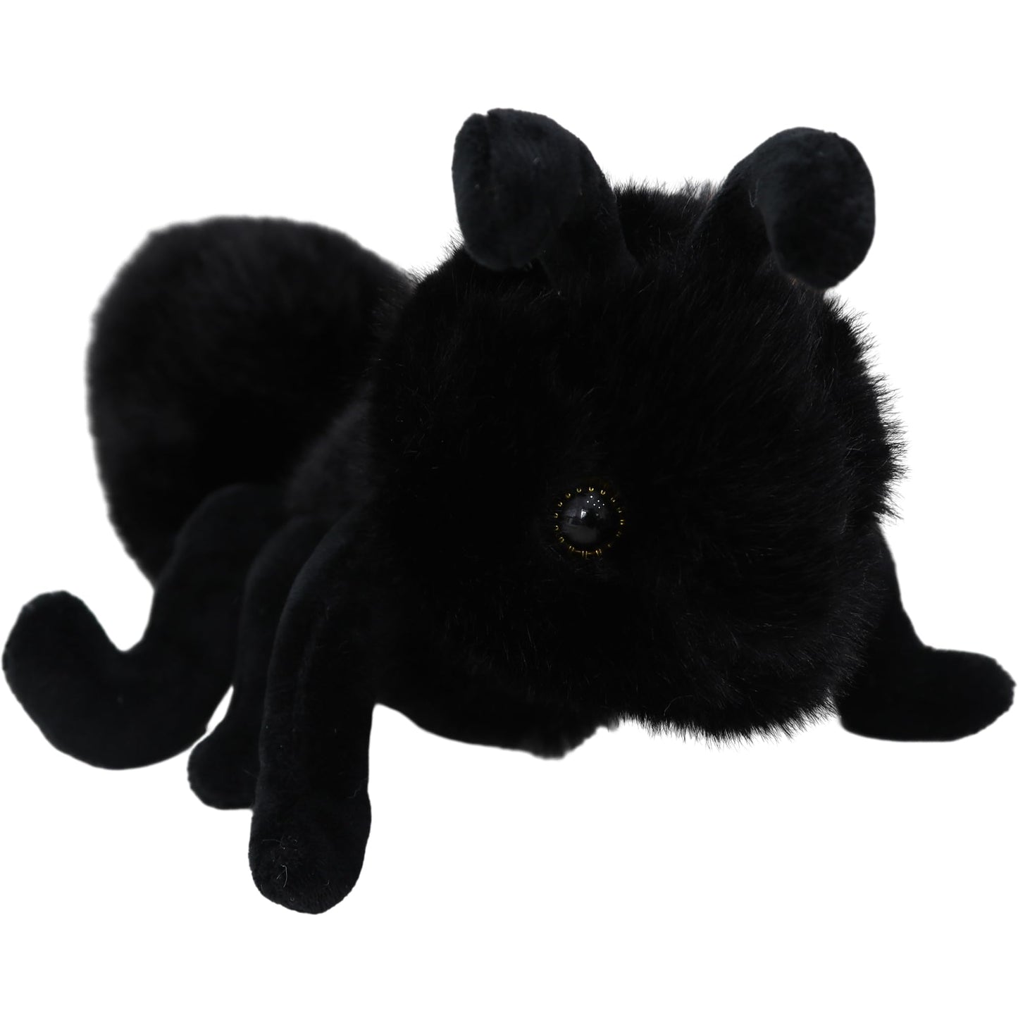COSGOO Cute 9 Inch Stuffed Fuzzy Ant Animal Plush Toys Fluffy Ant Plushie Doll Gift for Kids and Lovers in Birthday  Thanksgiving Day  Christmas  Valentine's Day...- Black