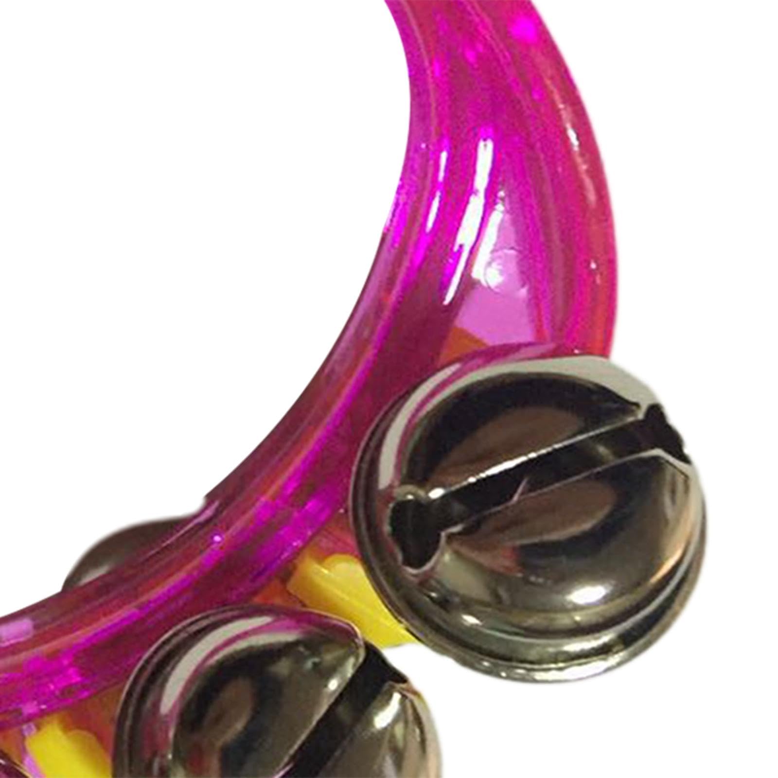 Atorse Mini Percussion Tambourines Shaking Rattle For Family Kids Kindergarten Pink|Baby | Toys For Baby | Developmental Baby To