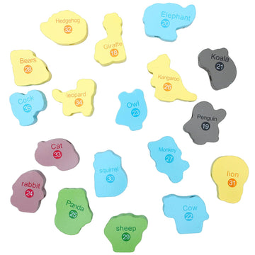 ONEST 18 Pieces Magnetic Fishing Game for Kids Wooden Magnet Fishing Game Wooden Magnetic Toys for Kindergarten Preschool Girl B