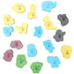ONEST 18 Pieces Magnetic Fishing Game for Kids Wooden Magnet Fishing Game Wooden Magnetic Toys for Kindergarten Preschool Girl B