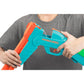 Air Warriors: Over Under Double Shot - Dart Blaster, 4 Accu-Blast Darts & Shells, Double-Barrel, Automatic Shell Ejection, Kids