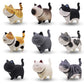 Kayzyue 9 Pcs Cat Figure Miniature Mini Cat Figurines Kitty Figures Toy Set For Crafts