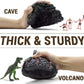Imagination Generation Prehistoric Playset - 100 Pieces Mini Dino Figures, Educational Booklet, Play Mat & Storage - TCFG-002