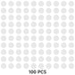 DisplayMore 100Pcs Mix Round Plastic Model Bases 32mm/1.26 inch Wide for Gaming Miniatures or Wargames Role Playing Board Game F