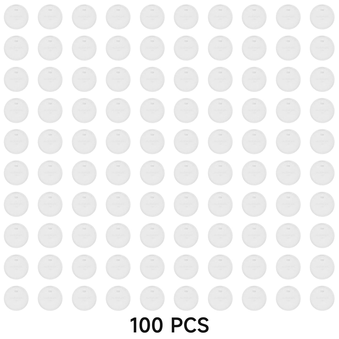 DisplayMore 100Pcs Mix Round Plastic Model Bases 32mm/1.26 inch Wide for Gaming Miniatures or Wargames Role Playing Board Game F