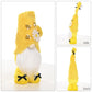 Vivianyo Hd 14Inch Gnomes Plush Decorations With Bumble Bee & White Daisy Decorative Standing Summer Mr Gnomes Swedish Collectib