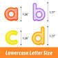 Pretrans 78 Pcs Plastic Letters For Kids - 3 Sets Of Lowercase Alphabet Letters, Translucent Toys For Light Table, Ideal Light B