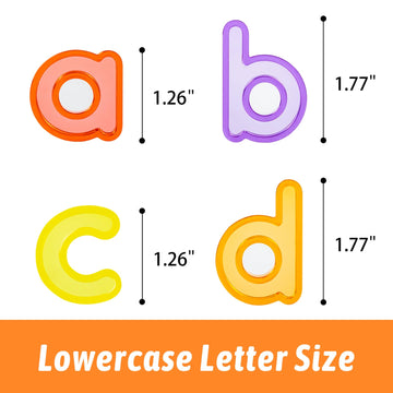 Pretrans 78 Pcs Plastic Letters For Kids - 3 Sets Of Lowercase Alphabet Letters, Translucent Toys For Light Table, Ideal Light B