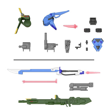 Bandai Hobby - Gundam Seed - #02 Option Parts Set Gunpla 02 (Launcher Striker & decorative replica blade Striker)  Bandai Spirits Model Kit