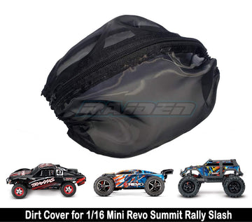 Raidenracing Chassis Dirt Dust Resist Guard Cover for 1/16 Mini Revo Summit Slash Rally