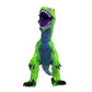 WONDERY KIDS Goliath Wow Velociraptor Toy - Jumbo Multicolor Plastic Dinosaur with Fun Fact Card