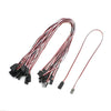 YXQ 500mm Servo Extension Cable 3 Pin Male to Female Lead Wire for RC Airplane (20Pcs)