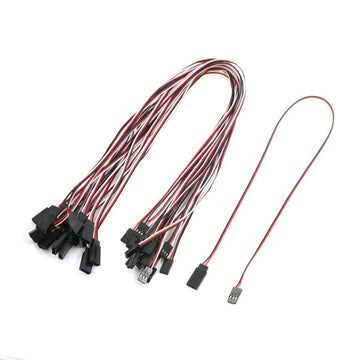 500Mm Servo Extension Cable 3 Pin Male To Female Lead Wire For Rc Airplane (10Pcs)