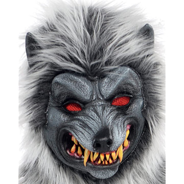 Amscan Hungry Howler Werewolf Costume For Kids, Large (12-14), With Plaid Shirt, Furry Mask And Gloves