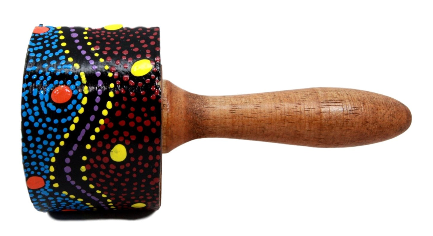 Balikraft Hand Made Wood Artisans Marakas Ombak Colorful Beach Ocean enhanced Maracas Instrument Rumba