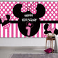 Minnie 1St Birthday Backdrop, Minnie 1St Birthday Banner Party Supplies, Minnie 1St Birthday Decorations, First Birthday Photogr