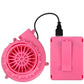 Wittocs Pink Costume Fan Mini Blower Fan For Dinosaur Halloween Inflatable Blow Up Costume(Upgraded Version)