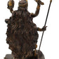 Ebros Gift Hindu Goddess Kali Statue, Medium Bronze Patina Hand Painted Resin Figurine, Altar Decor, Trampling Over Lord Shiva