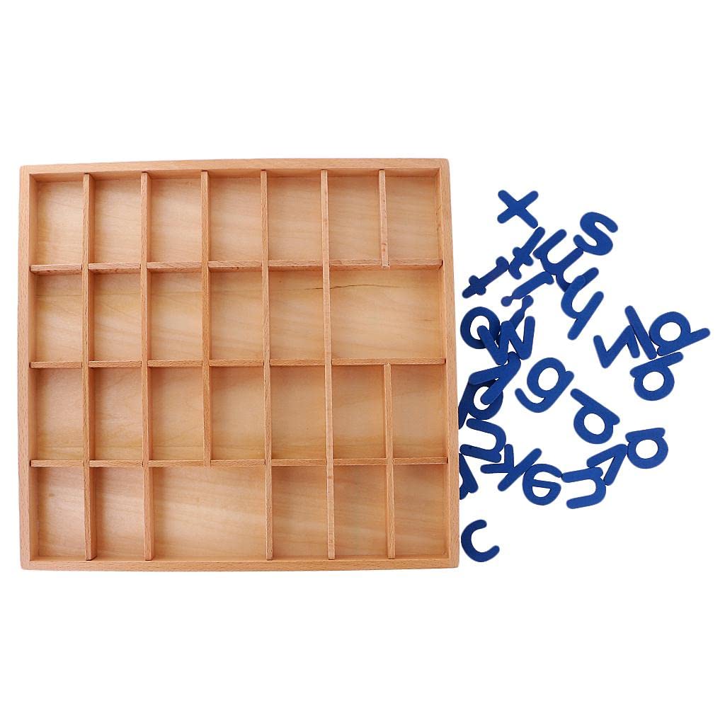 Ecomistiq Kids Toddlers Montessori Early Learning Developing Toy Movable Alphabets Box|Teaching Clocks|Early Development & Activ