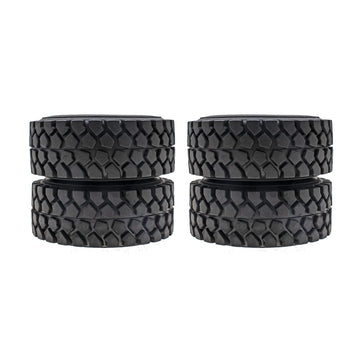 GTHELE 1.0 Crawler Tires for SCX24 Gladiator Bronco C10 JLU Deadbolt B17 Axial 1/24 1/18 Tracked car 4PCS