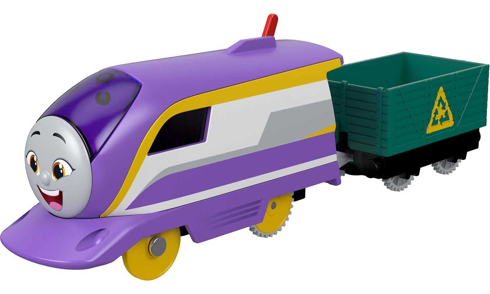 Thomas & Friends Motorized Toy Train Kana Battery-Powered Engine With Cargo For Pretend Play Preschool Kids Ages 3+ Years​