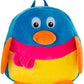 Blue Tree Duck Kid'S Soft Plush Multi Color Cartoon Backpack For Travelling, Picnic Bag, Gift Purpose (Duck 3-5 Years)