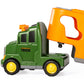 Temi Dinosaurs Truck Toys For Boys Kids 3-5 Years, Transport Car With 3 Dinosaur Figures And 3 Monster Cars, Friction Powered Toy Vehicle In Carrier With Light And Sound, Toddler Play Gifts Set