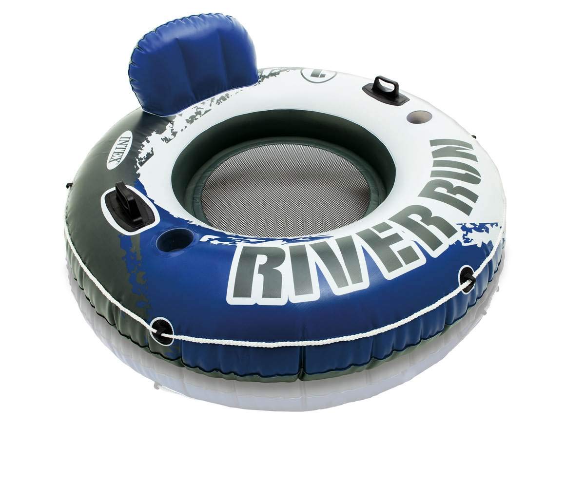 Intex River Run 1 Inflatable Floating Tube Raft for Lake  Pool (12 Pack) 58825EP