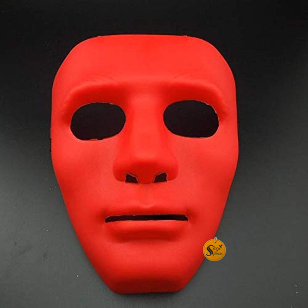 Sage Square Stoneman Vendetta Comic Face Mask Anonymous Vip Edition Cosplay V For Vendetta (Red) (Pack Of 1)